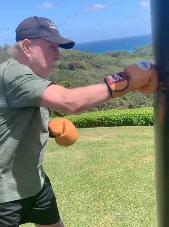 Čak Noris boksuje: poslednje fotografije