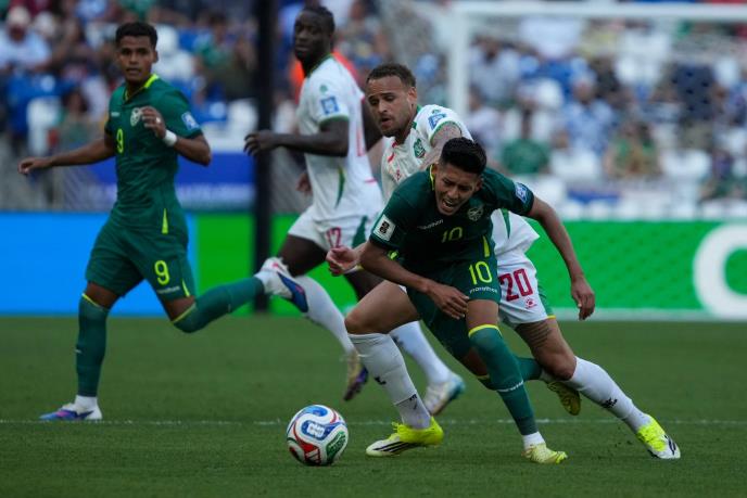 Detalj sa meča Bolivija - Surinam