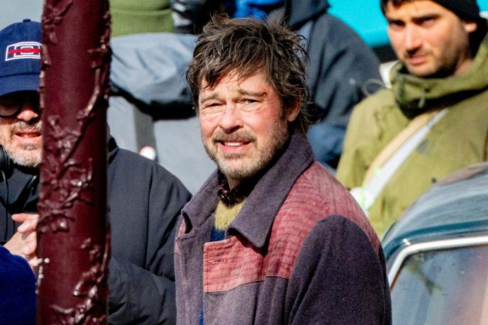 Bred Pit neprepoznatljiv na snimanju filma Jahači