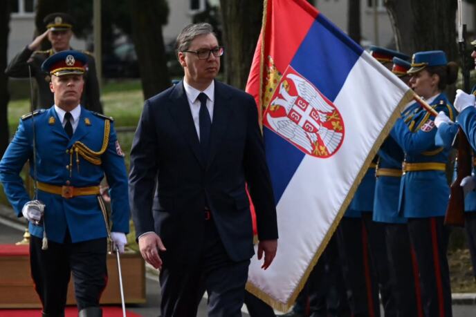 Aleksandar Vučić sastanak vojni vrh Generalštab Banjica 2 .jpg