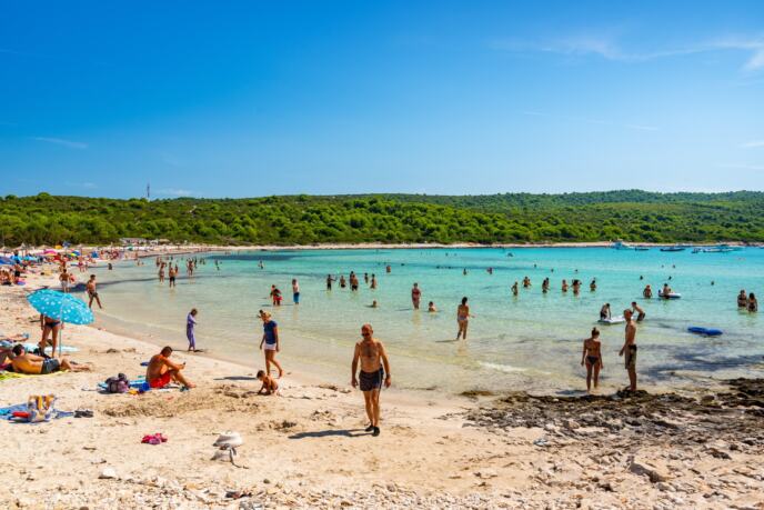 Sakarun plaža, Hrvatska