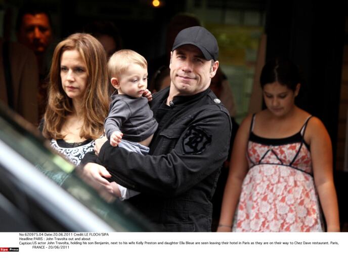 Ela Blu Travolta, Džon Travolta, Keli Preston