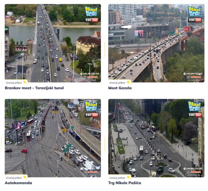 Jutarnji špic u Beogradu