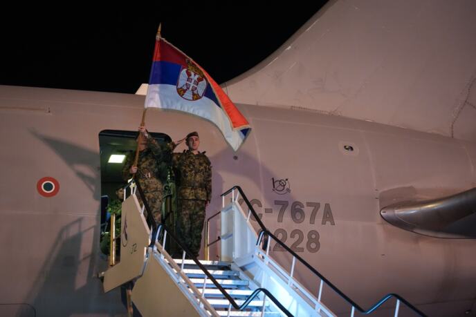 Doček jedinice Vojske Srbije iz Libana