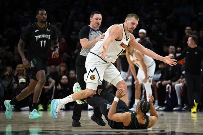 Nikola Jokić na šestom meču Minesota - Denver