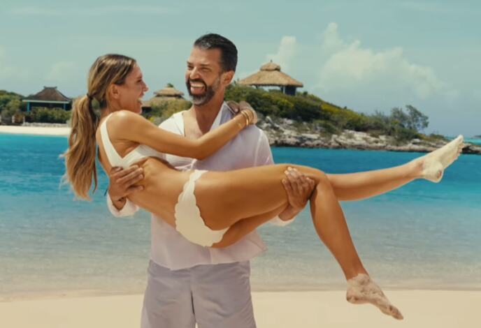 Donald Tramp Junior i Betina Anderson na venčanju na Bahamima