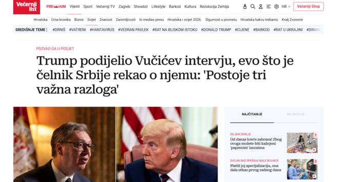 2026-06-01 10_45_01-Trump podijelio Vučićev intervju, evo što je čelnik Srbije rekao o njemu_ 'Posto.jpg