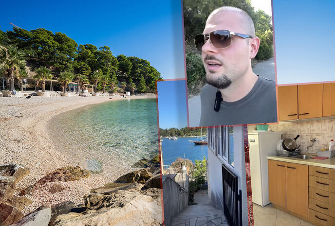 Hrvatska more primorje plaža