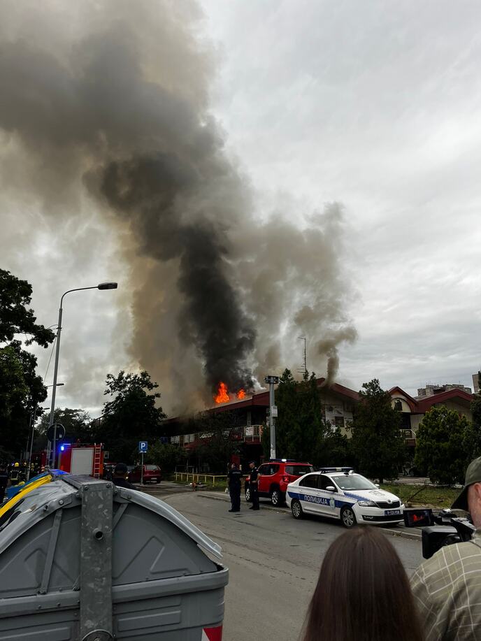 požar TC Enjub blok 45