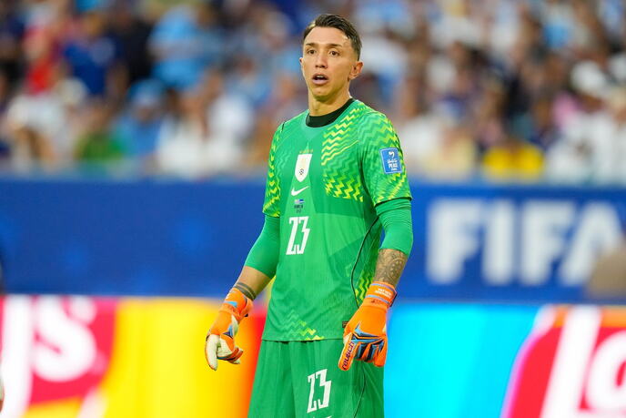 Fernando Muslera na meču Urugvaj - Zelenortska Ostrva