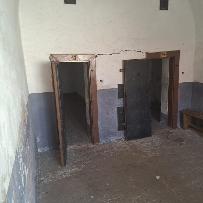 Ćelija u kojoj je Gavrilo Princip bio zatočen do smrti u gradu Terezin, Češka