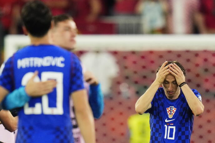 Luka Modrić na meču Portugal - Hrvatska