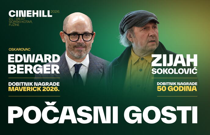 Cinehill festival u Fužinama, Hrvatska - počasni gosti Zijah Sokolović i Edvard Berger