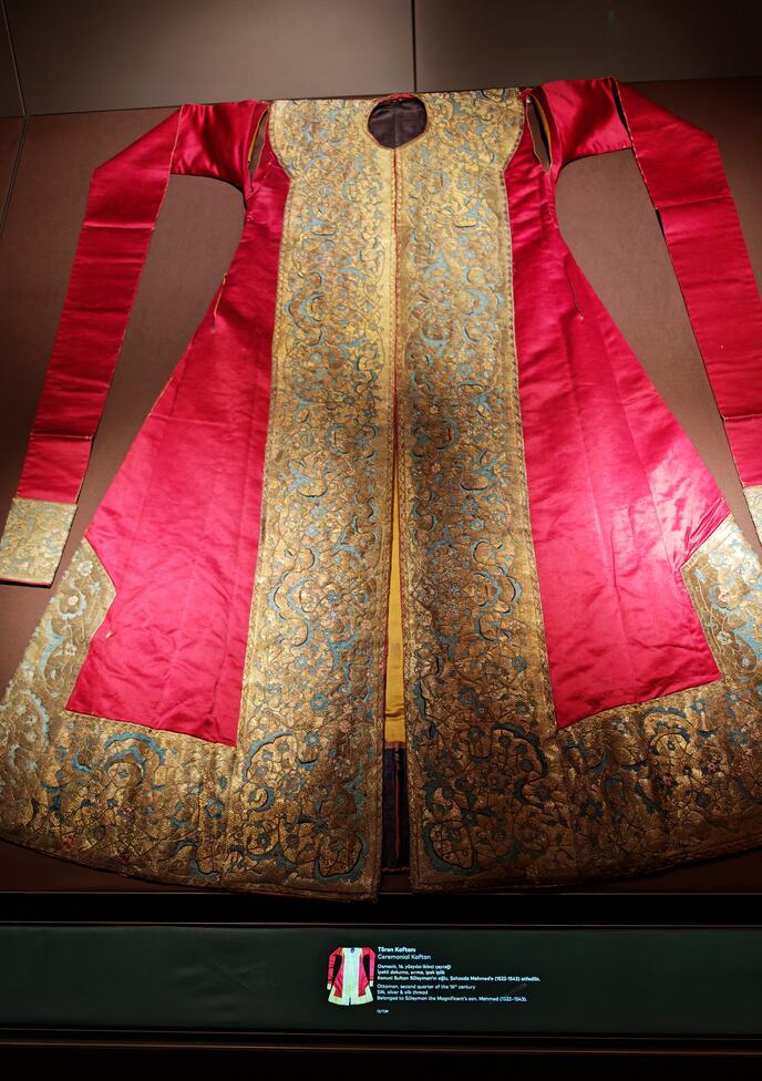Ceremonijalni kaftan princa Mehmeda, sina Sulejmana Veličanstvenog