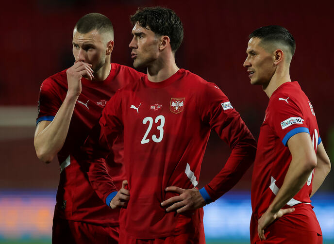 Strahinja Pavlović Dušan Vlahović i Saša Lukić