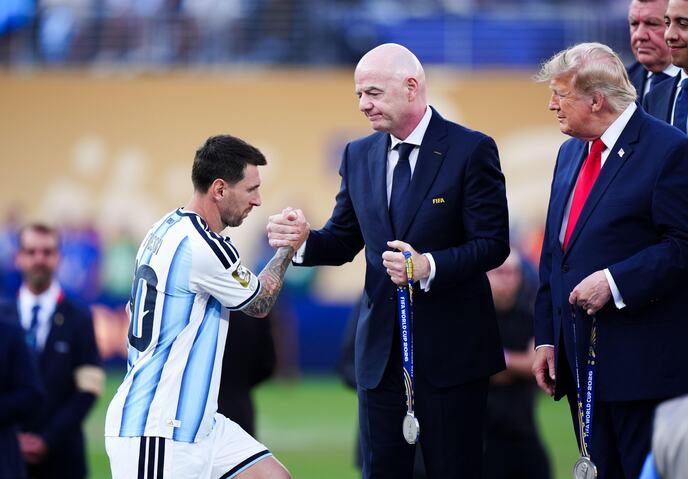 Đani Infantino i Lionel Mesi