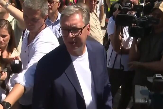 Aleksandar Vučić obilazak radova na putu Ivanjica-Sjenica