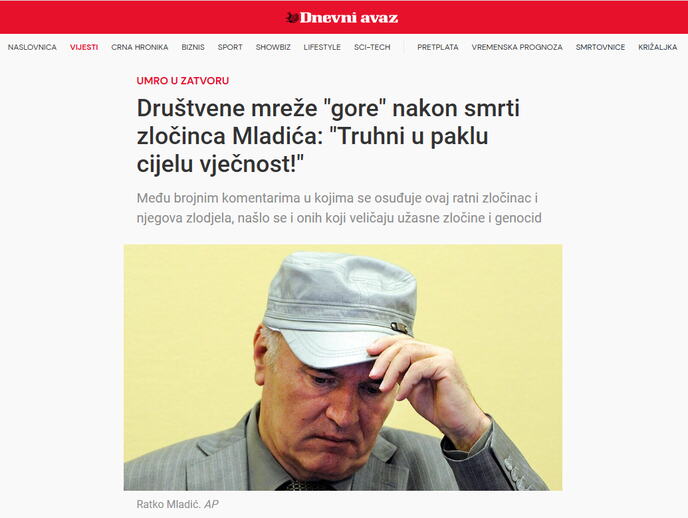 2026-08-27 15_44_25-Društvene mreže _gore_ nakon smrti zločinca Mladića_ _Truhni u paklu cijelu vječ.png