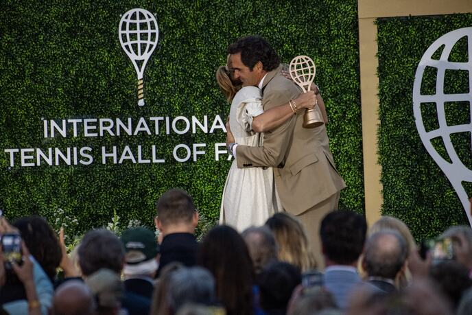 Mirka i Rodžer Federer
