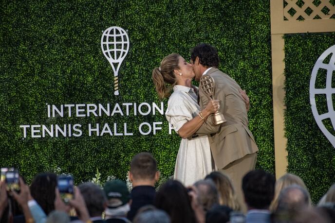 Mirka i Rodžer Federer
