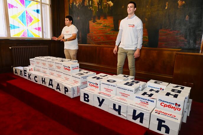 Izbori 2026 Aleksandar Vučić predaja liste SNS Ujedinjena Srbija Miloš Vučević (17).jpeg