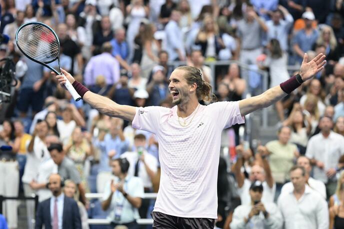 Aleksander Zverev na finalu US Opena