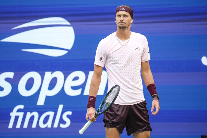 Aleksander Zverev na finalu US Opena