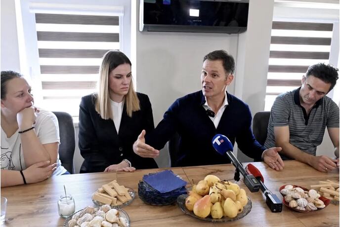 Siniša Mali u Borči