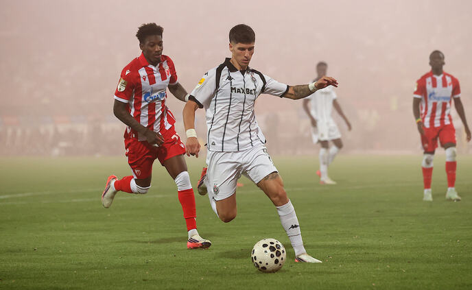 Milan Vukotić na večitom derbiju