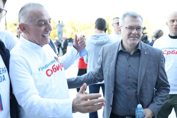 Ujedinjena Srbija Beogradska arena SNS skup