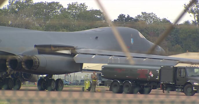 povlačenje američki bombarder B-1 iz baza RAF Ferford