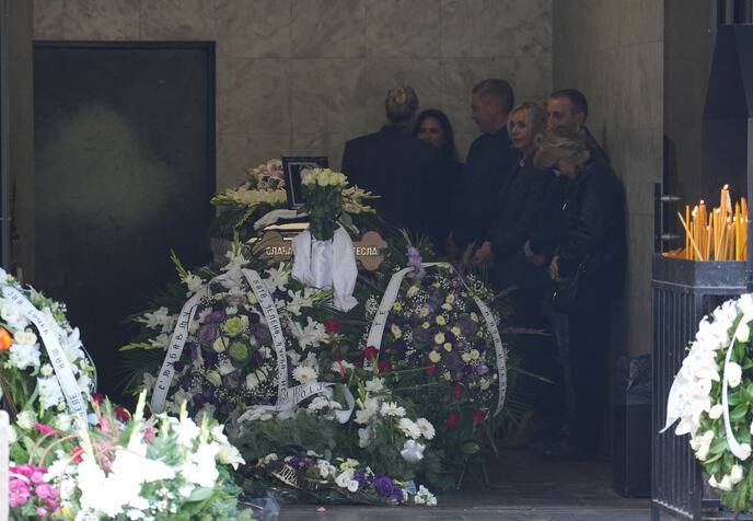 Sahrana Slađane Tesle