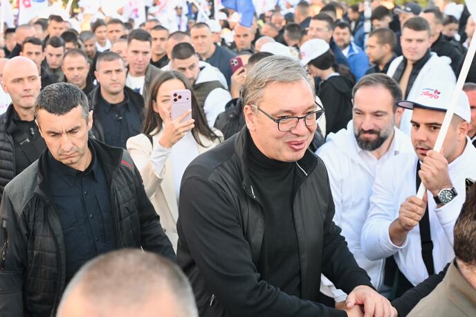 Skup SNS Novi Sad Aleksandar Vučić