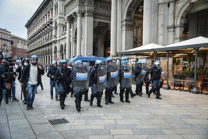 Italija Milano neredi