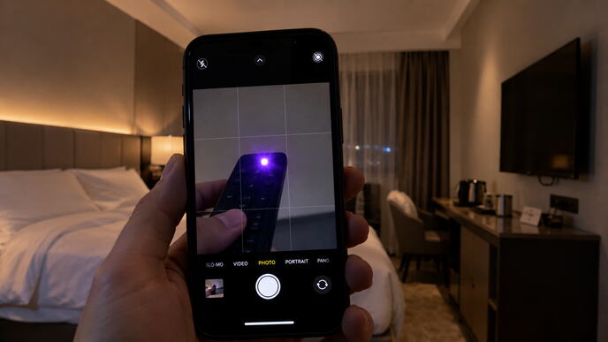Purple Glow in a Hotel Room.png