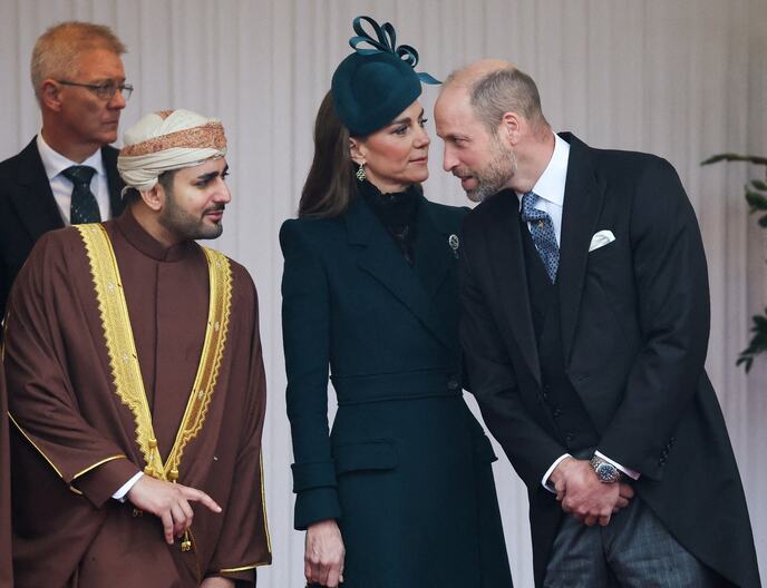 Kejt Midlton i princ Vilijam sa sultanom Omana