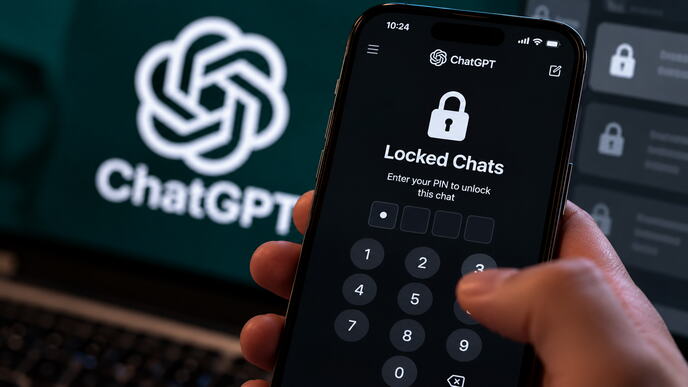 ChatGPT Locked Chats PIN Entry.png