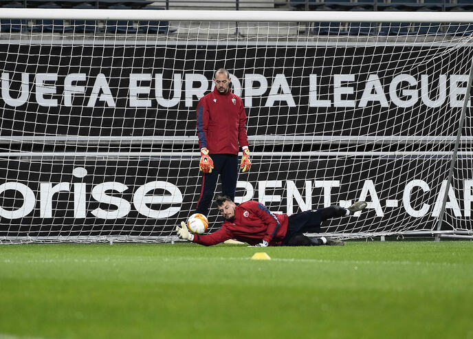 Milan Borjan i Zoran Popović