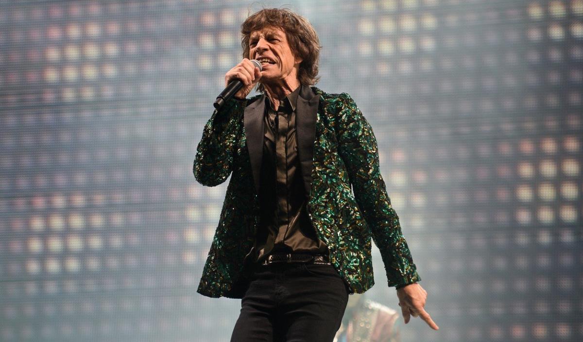 Mik Džeger na koncertu