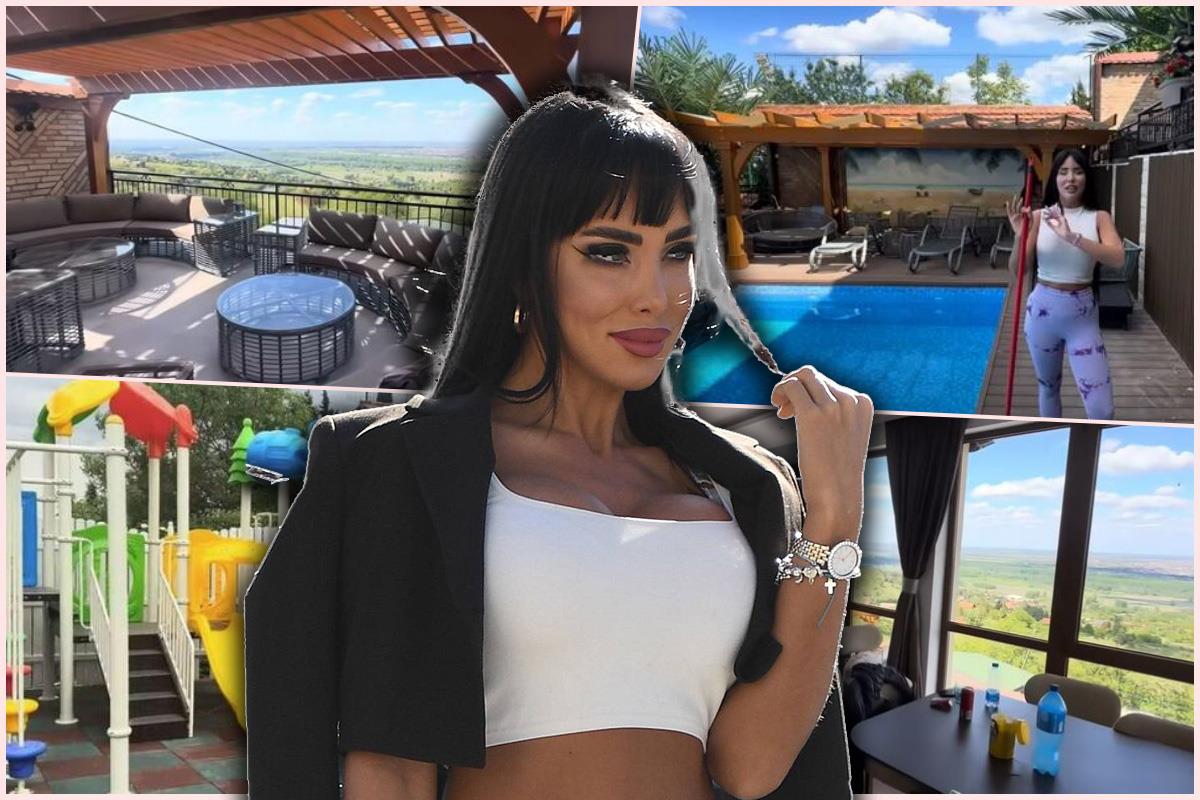 ALEKSANDRA SUBOTIĆ POKAZALA VILU KOJU JE DOBILA OD MUŽA! Sve pršti od luksuza: Spa centar, teretana... Peca Vijagra nije štedeo (FOTO)