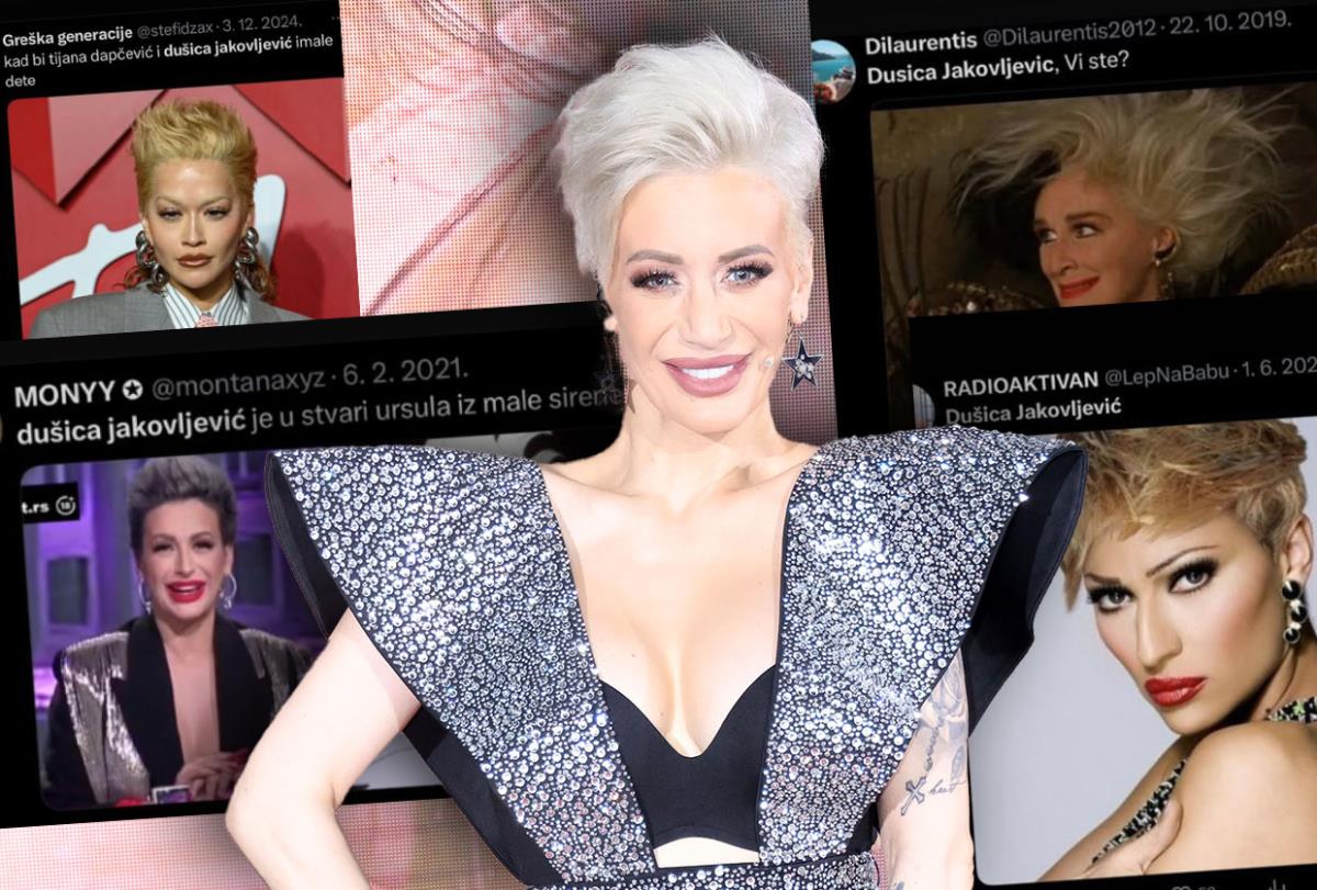 "JAČA OD KARDAŠIJANKI, MENJA LIČNI OPIS SVAKE GODINE" Dušica Jakovljević postala hit na Tviteru, voditeljka kao Kim, Ceca, Boki 13...  Urnebesno! (FOTO)